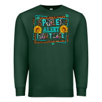 Sports Green spoiler alert i dont care Premium Sweatshirt - AdoDesignShop