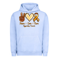 Pigment Grape Ice Peace love cure Appendix Cancer Urban Hoodie - NancyCooperArtShop