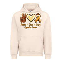 Sandshell Peace love cure Appendix Cancer Urban Hoodie - NancyCooperArtShop