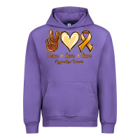 Tulip Peace love cure Appendix Cancer Urban Hoodie - NancyCooperArtShop
