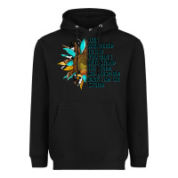 Black sunflower they whispered to her Heavyweight Hoodie - AdoDesignShop