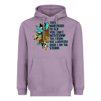Lavender sunflower they whispered to her Heavyweight Hoodie - AdoDesignShop