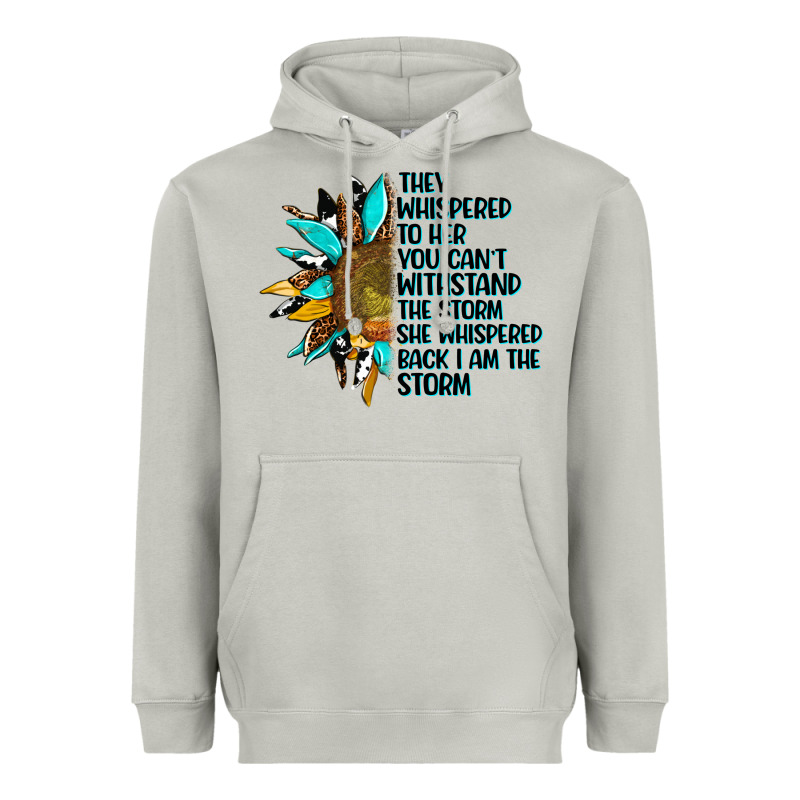 Sunflower They Whispered To Her Heavyweight Hoodie by AdoDesignShop | Teevron