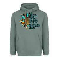 Sage sunflower they whispered to her Heavyweight Hoodie - AdoDesignShop