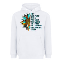 White sunflower they whispered to her Heavyweight Hoodie - AdoDesignShop