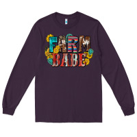 Plum farm babe Long Sleeve Tee - Zillion Design Studio