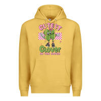 Antique Gold cutest clover in the patch Premium Hoodie - MaliasSmallBusiness