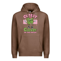 Chestnut cutest clover in the patch Premium Hoodie - MaliasSmallBusiness
