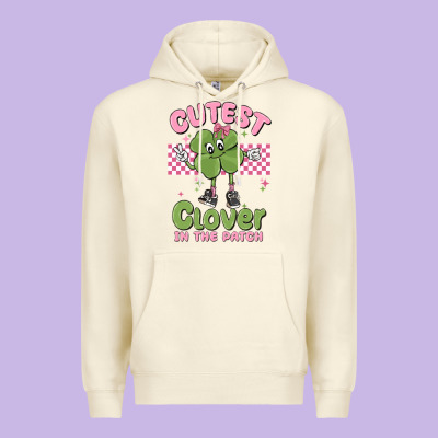 Cutest Clover In The Patch Premium Hoodie Designed By Maliassmallbusiness