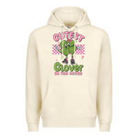 Sandshell cutest clover in the patch Premium Hoodie - MaliasSmallBusiness