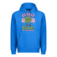 True Royal cutest clover in the patch Premium Hoodie - MaliasSmallBusiness