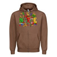Chestnut cinco de mayo nurse Zipper Hoodie - Zillion Design Studio