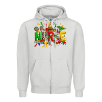 Dove Grey cinco de mayo nurse Zipper Hoodie - Zillion Design Studio
