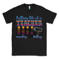 Black battery life of a teacher Classic Tee - texasbilliewilder