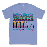 Colony Blue battery life of a teacher Classic Tee - texasbilliewilder