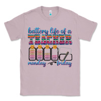 Lilac battery life of a teacher Classic Tee - texasbilliewilder