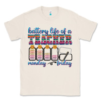Natural battery life of a teacher Classic Tee - texasbilliewilder