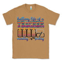 Toasted Coconut battery life of a teacher Classic Tee - texasbilliewilder