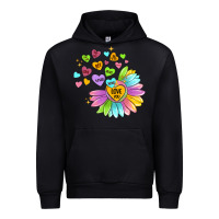 Black sunflower love hugs Urban Hoodie - MaliasSmallBusiness