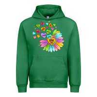 Emerald sunflower love hugs Urban Hoodie - MaliasSmallBusiness