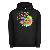 Pigment Black sunflower love hugs Urban Hoodie - MaliasSmallBusiness