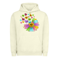 Pigment Pistachio sunflower love hugs Urban Hoodie - MaliasSmallBusiness