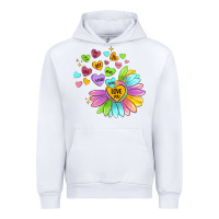 White sunflower love hugs Urban Hoodie - MaliasSmallBusiness