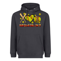 Smoke rub some dirt on it softball Heavyweight Hoodie - JahusDesignShop