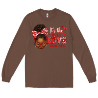 Chestnut sorority colors red and white it's the self love f Long Sleeve Tee - texasbilliewilder