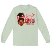 Matcha sorority colors red and white it's the self love f Long Sleeve Tee - texasbilliewilder