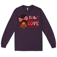 Plum sorority colors red and white it's the self love f Long Sleeve Tee - texasbilliewilder