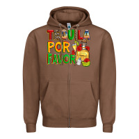 Chestnut tequila por favor Zipper Hoodie - Zillion Design Studio