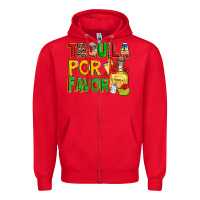 Tequila Por Favor Zipper Hoodie | Teevron