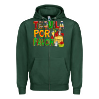 Sports Green tequila por favor Zipper Hoodie - Zillion Design Studio