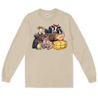 Mushroom farm animals wagon Long Sleeve Tee - Zillion Design Studio