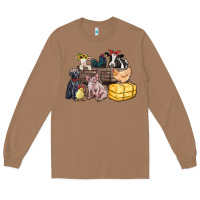 Toasted Coconut farm animals wagon Long Sleeve Tee - Zillion Design Studio