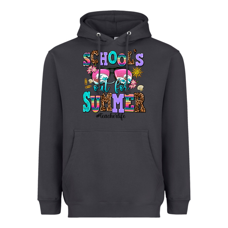 School's Out For Summer Teacherlife Heavyweight Hoodie by AdoDesignShop | Teevron