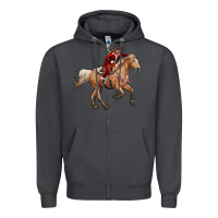 Smoke christmas cowgirl Zipper Hoodie - RanaPortraitStore