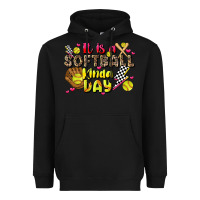 Black it is a softball kinda day Heavyweight Hoodie - JahusDesignShop