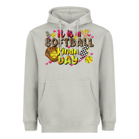 Moon Dust it is a softball kinda day Heavyweight Hoodie - JahusDesignShop