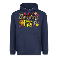 Navy it is a softball kinda day Heavyweight Hoodie - JahusDesignShop