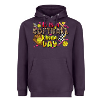 Plum it is a softball kinda day Heavyweight Hoodie - JahusDesignShop