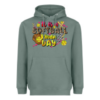 Sage it is a softball kinda day Heavyweight Hoodie - JahusDesignShop