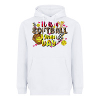 White it is a softball kinda day Heavyweight Hoodie - JahusDesignShop