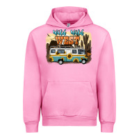 Fuchsia Pink wild wild west Urban Hoodie - NancyCooperArtShop