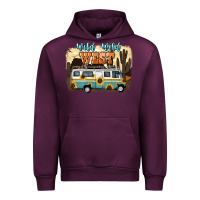 Mauve Wine wild wild west Urban Hoodie - NancyCooperArtShop