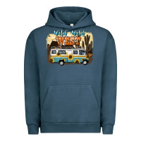 Pigment Midnight Navy wild wild west Urban Hoodie - NancyCooperArtShop