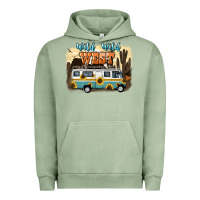 Pigment Oil Green wild wild west Urban Hoodie - NancyCooperArtShop