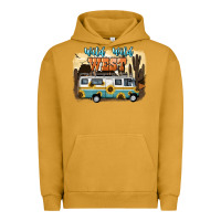Pigment Peanut Butter wild wild west Urban Hoodie - NancyCooperArtShop