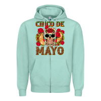 Seafoam Cinco de Mayo Zipper Hoodie - texasbilliewilder